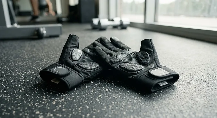 Pair of budget weightlifting gloves featuring gel padded palms for comfortable gym workouts