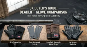Comparison of top-rated best deadlift gloves available for UK strength training enthusiasts