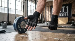 Lightweight breathable mesh crossfit training gloves designed to keep hands cool during high-intensity fitness sessions.