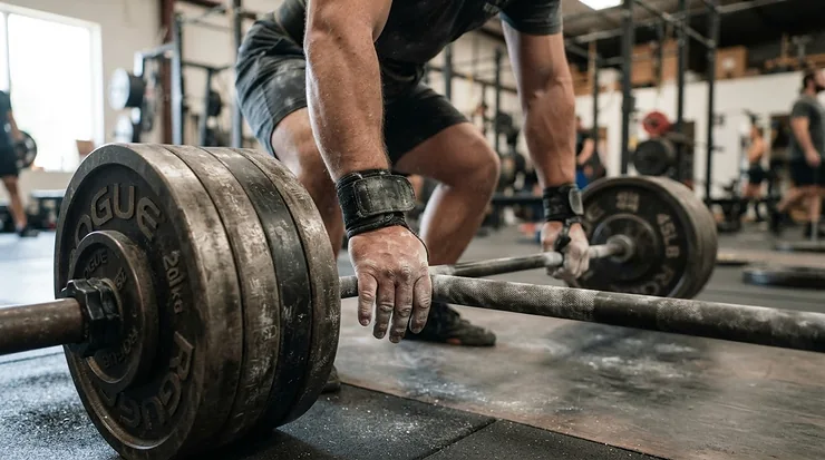 Ergonomic pull-up gloves for women suited for heavy powerlifting and strength training