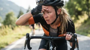 Short finger road cycling gloves featuring a soft absorbent thumb panel for wiping sweat during hard efforts.